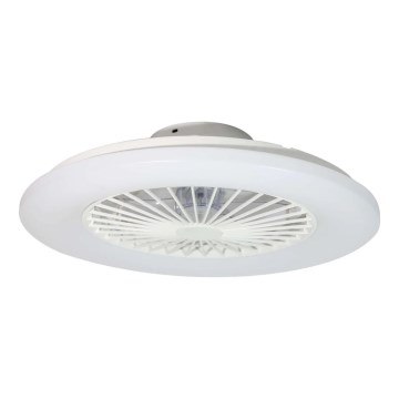 Lucci Air 513200 - Plafonnier à intensité variable avec ventilateur OSLO LED/20W/230V 3000/4500/6500K blanc + télécommande