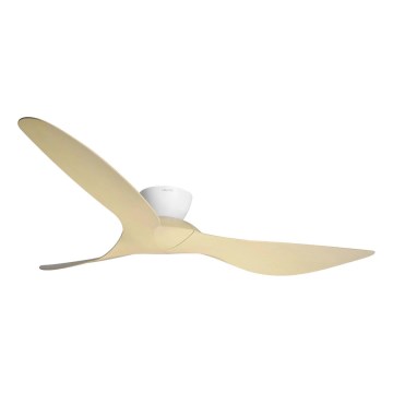 Lucci Air 514031 - Plafondventilator KOTARA Ø 137 cm beige/wit + afstandsbediening