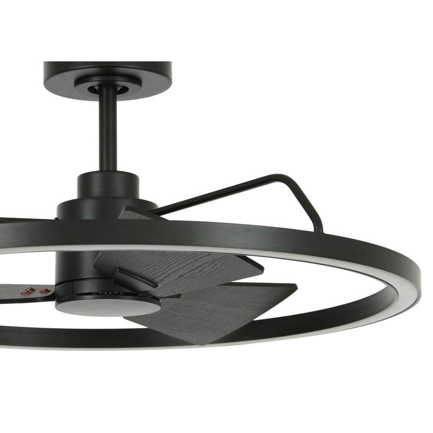 Lucci Air 516124 - Ventilateur de plafond à intensité variable CESSNA LED/36W/230V 3000/4000/5000K noir + télécommande