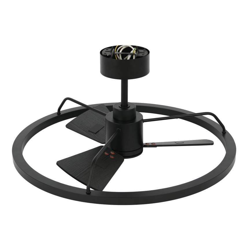 Lucci Air 516124 - Ventilateur de plafond à intensité variable CESSNA LED/36W/230V 3000/4000/5000K noir + télécommande