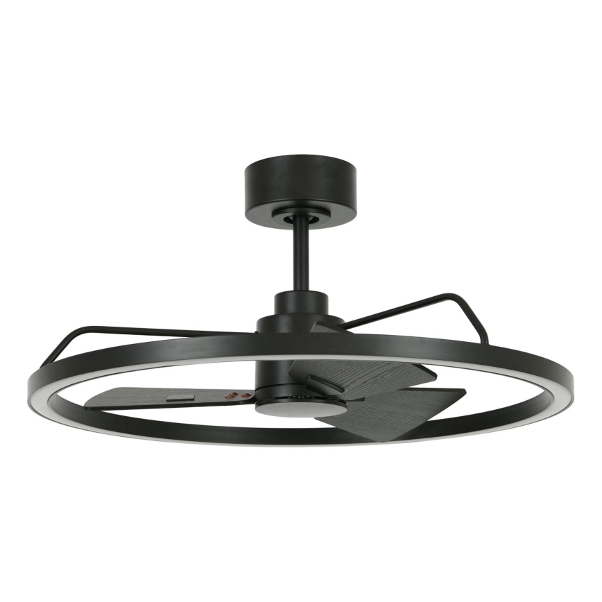 Lucci Air 516124 - Ventilateur de plafond à intensité variable CESSNA LED/36W/230V 3000/4000/5000K noir + télécommande