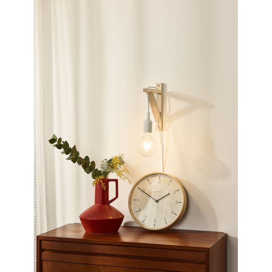 Lucide 08208/01/31 - Wand Lamp FIX WALL 1xE27/60W/230V wit