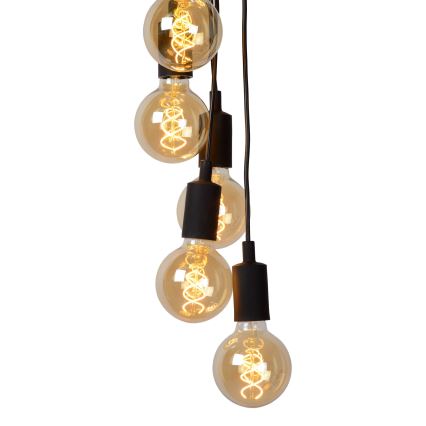 Lucide 08408/07/30 - Hanglamp aan een koord FIX MULTIPLE 7xE27/60W/230V