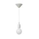 Lucide 08408/21/31 - Hanglamp FIX 1xE27/42W/230V wit