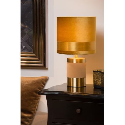Lucide 10500/81/34 - Tafellamp EXTRAVAGANZA FRIZZLE 1xE14/40W/230V gouden
