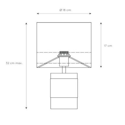 Lucide 10500/81/34 - Tafellamp EXTRAVAGANZA FRIZZLE 1xE14/40W/230V gouden