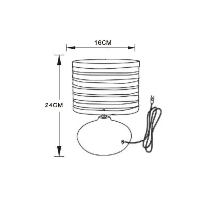 Lucide 14559/81/39 - lampe de table TINA 1xE14/40W/230V violet