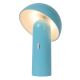 Lucide 15599/06/68 - Lampe de table LED à intensité modulable FUNGO LED/7,5W/230V bleu