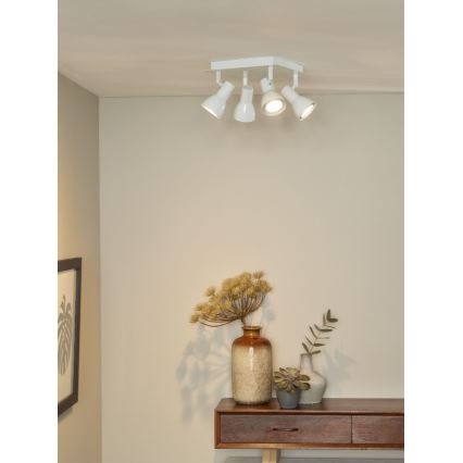 Lucide 17942/20/31 - LED Spotlamp LAURA-LED 4xGU10/5W/230V wit