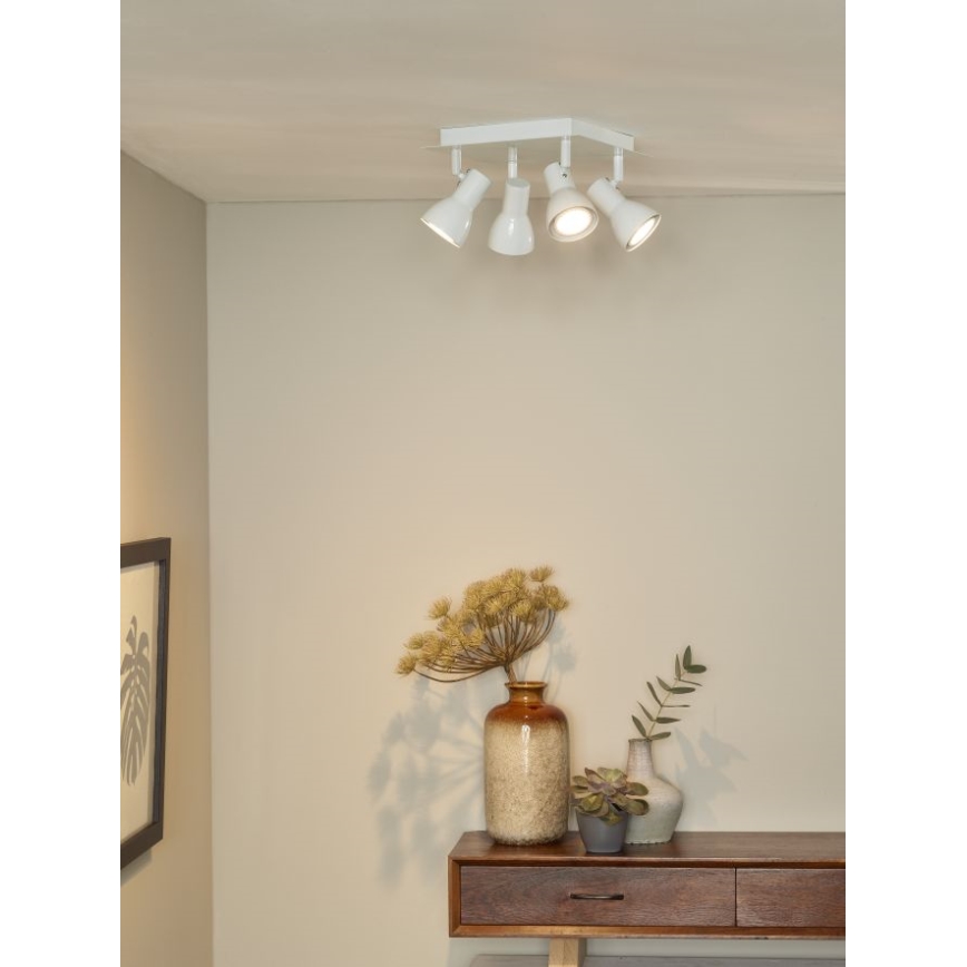 Lucide 17942/20/31 - LED Spotlamp LAURA-LED 4xGU10/5W/230V wit