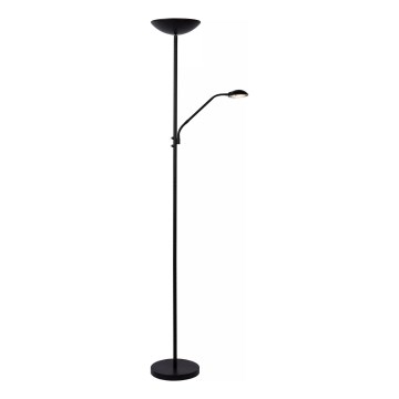 Lucide 19791/24/30 - Lampadaire à intensité variable ZENITH LED/20W + LED/4W/230V noir
