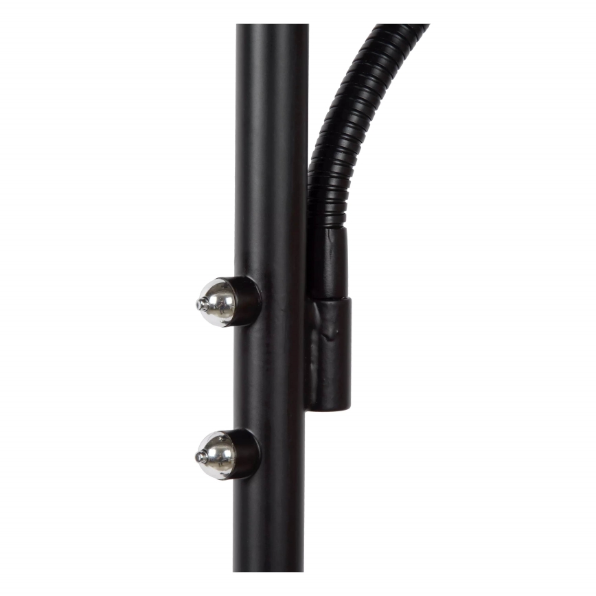Lucide 19791/24/30 - Lampadaire à intensité variable ZENITH LED/20W + LED/4W/230V noir