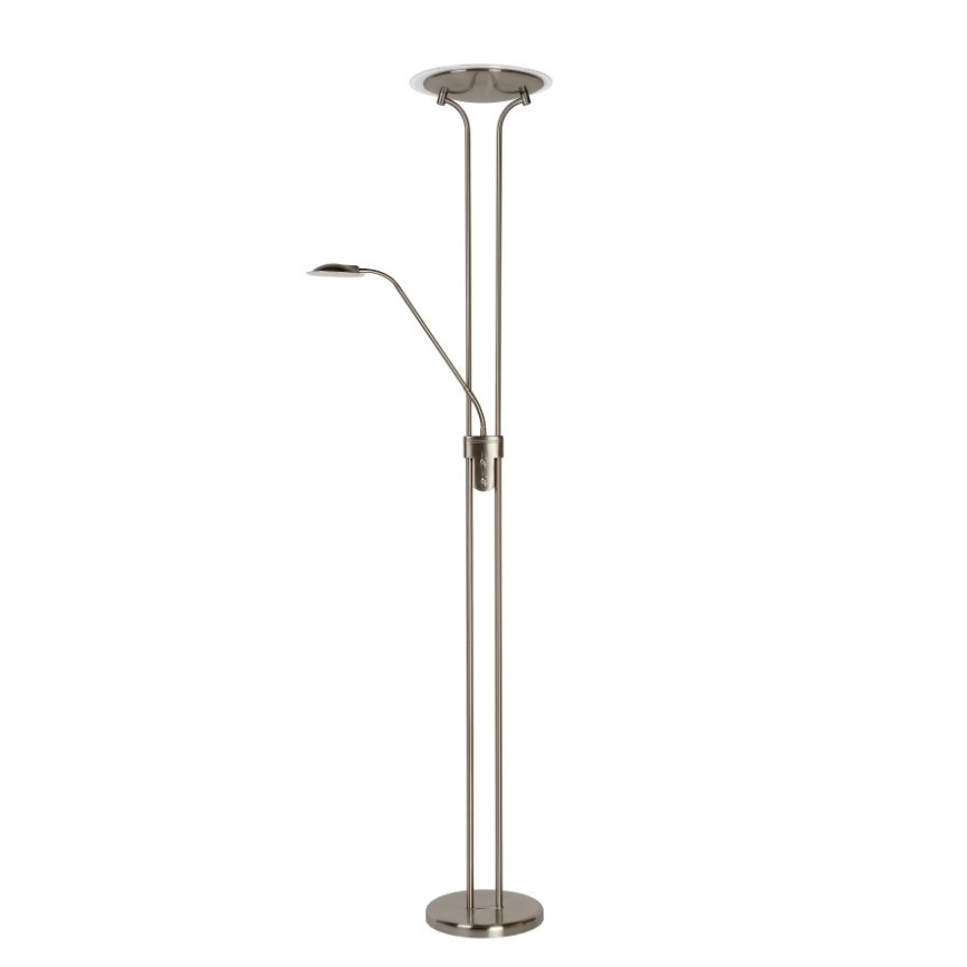 Lucide 19792/24/12 - LED Vloerlamp dimbaar CHAMPION-LED 1xLED/20W/230V+1xLED/4W/230V