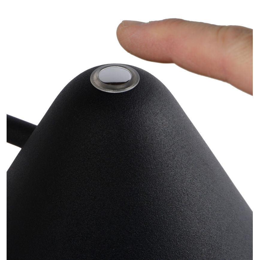 Lucide 20215/05/30 - Applique murale LED DEVON LED/3W/230V noire