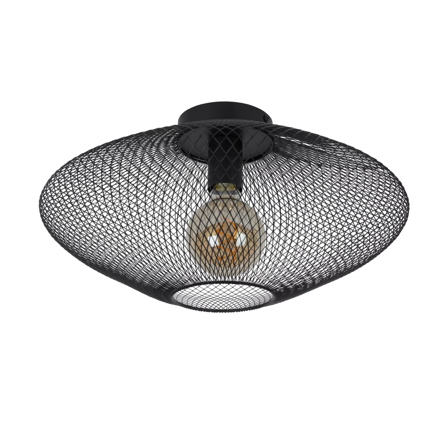 Lucide 21123/45/30 - Plafond Lamp MESH 1xE27/40W/230V zwart