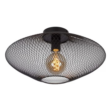 Lucide 21123/45/30 - Plafonnier MESH 1xE27/40W/230V noir