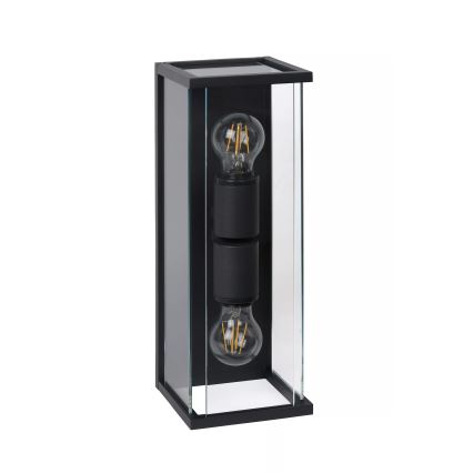 Lucide 27883/02/30 - Buiten wandlamp CLAIRE 2xE27/15W/230V IP54
