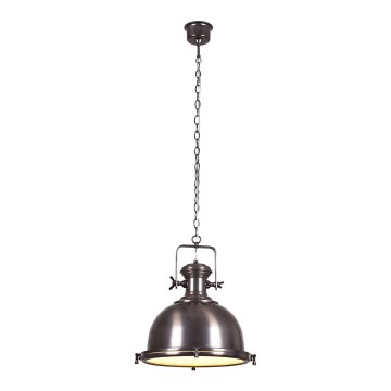 Lucide 31471/46/16 - Hanglamp aan ketting OLD BURDIE 1xE27/60W/230V mat-chroom
