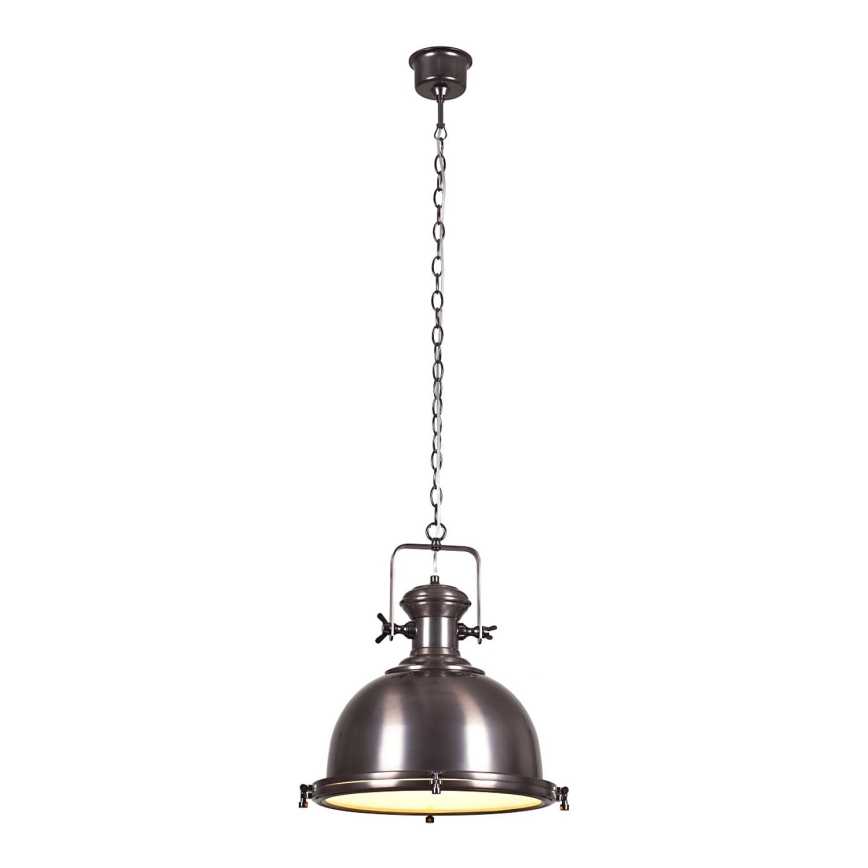 Lucide 31471/46/16 - Hanglamp aan ketting OLD BURDIE 1xE27/60W/230V mat-chroom