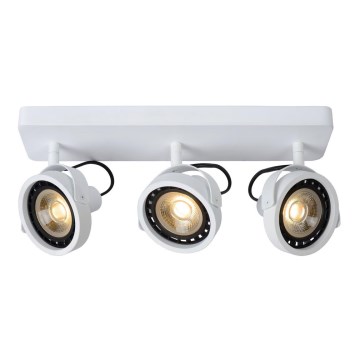 Lucide 31931/36/31 – Dimbare LED Spots TALA 3×GU10/12W/230V Wit