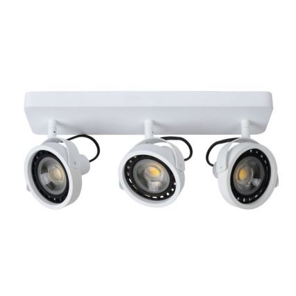 Lucide 31931/36/31 – Dimbare LED Spots TALA 3×GU10/12W/230V Wit