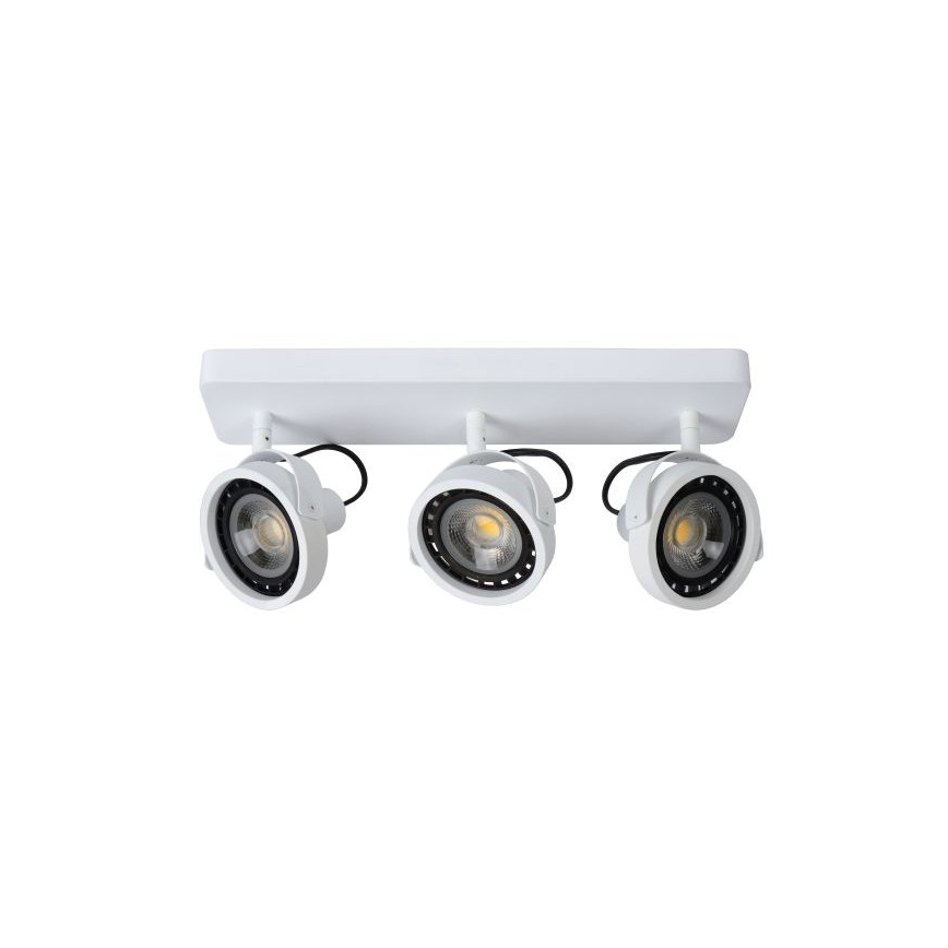 Lucide 31931/36/31 – Dimbare LED Spots TALA 3×GU10/12W/230V Wit