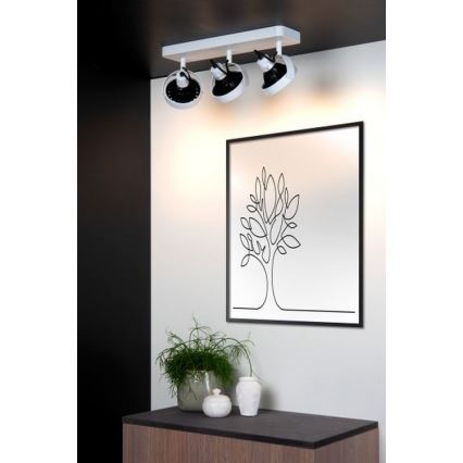Lucide 31931/36/31 – Dimbare LED Spots TALA 3×GU10/12W/230V Wit