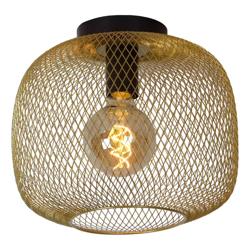 Lucide 45185/30/02 - Plafond Lamp MESH 1xE27/40W/230V messing