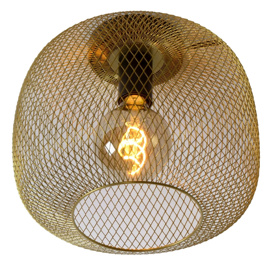 Lucide 45185/30/02 - Plafond Lamp MESH 1xE27/40W/230V messing