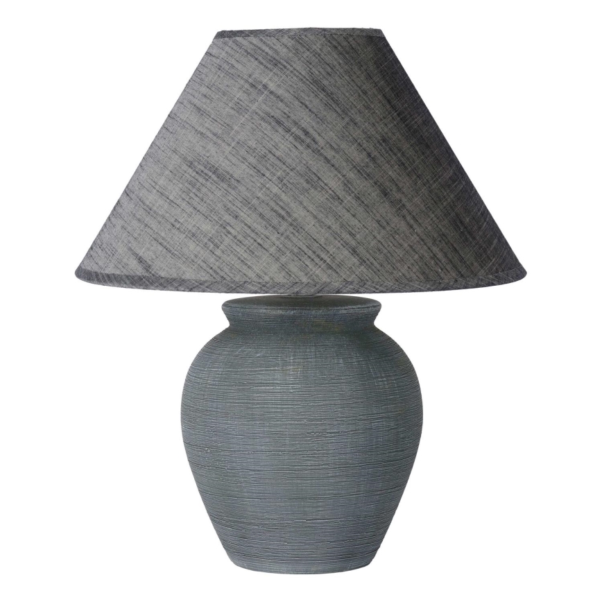 Lucide 47507/81/36 - Lampe de table RAMZI 1xE27/60W/230V gris
