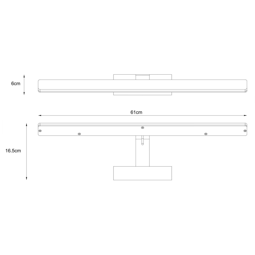 Lucide 48200/12/31 - Applique pour tableau BETHAN LED/13W/230V IP21 blanche