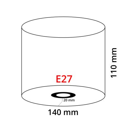 Lucide 61005/14/41 - Abat-jour SHADE E27 diam.14 cm