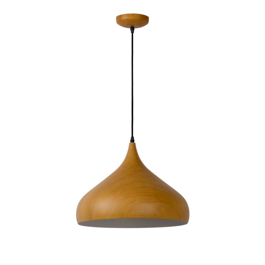 Lucide 76360/01/72 - Hanglamp WOODY 1xE27/60W/230V 42 cm