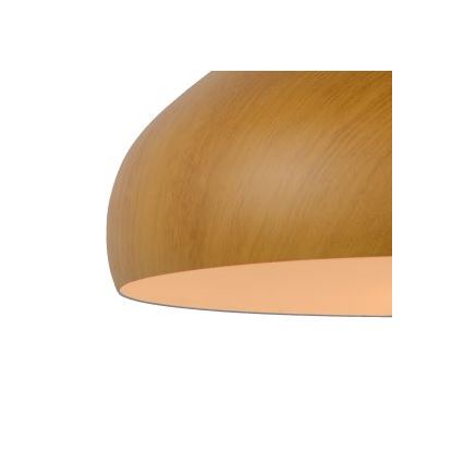 Lucide 76360/01/72 - Hanglamp WOODY 1xE27/60W/230V 42 cm