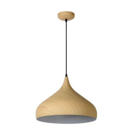 Lucide 76360/01/76 - Suspension WOODY 1xE27/60W/230V 42 cm