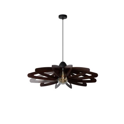 Lucide 77483/76/30 - Suspension filaire ZIDANE 1xE27/15W/230V marron/noire