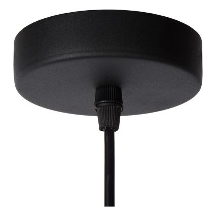 Lucide 77483/76/30 - Suspension filaire ZIDANE 1xE27/15W/230V marron/noire