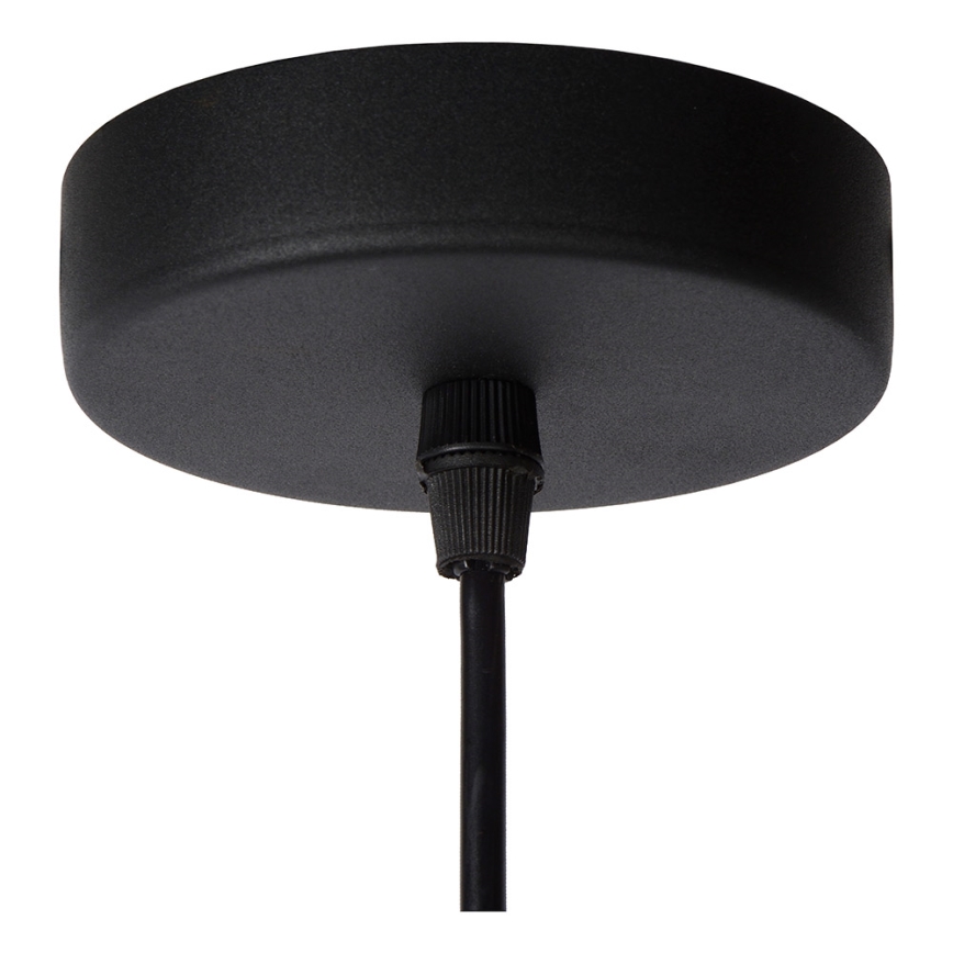 Lucide 77483/76/30 - Suspension filaire ZIDANE 1xE27/15W/230V marron/noire