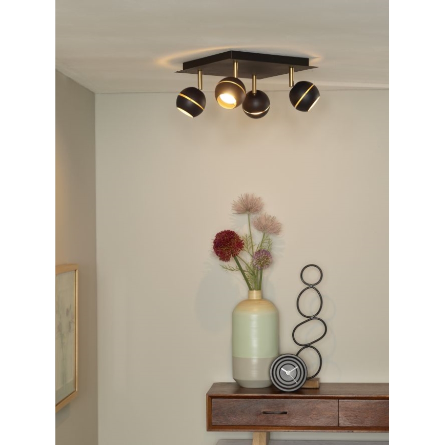 Lucide 77975/20/30 - LED Spot BINARI 4xLED/5W/230V zwart