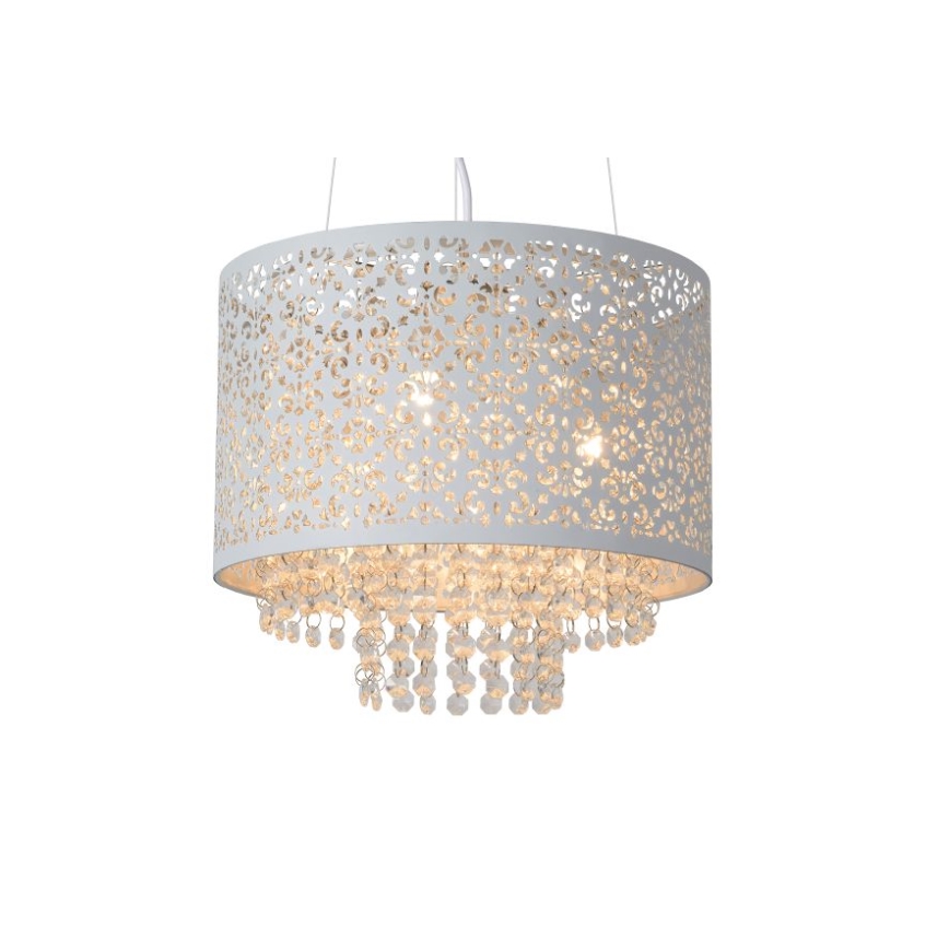 Lucide 78376/31/31 - Suspension RAKA 3xG9/42W/230V blanc 31 cm
