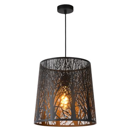 Lucide 78481/35/30 - Hanglamp aan koord GARELL 1xE27/60W/230V zwart