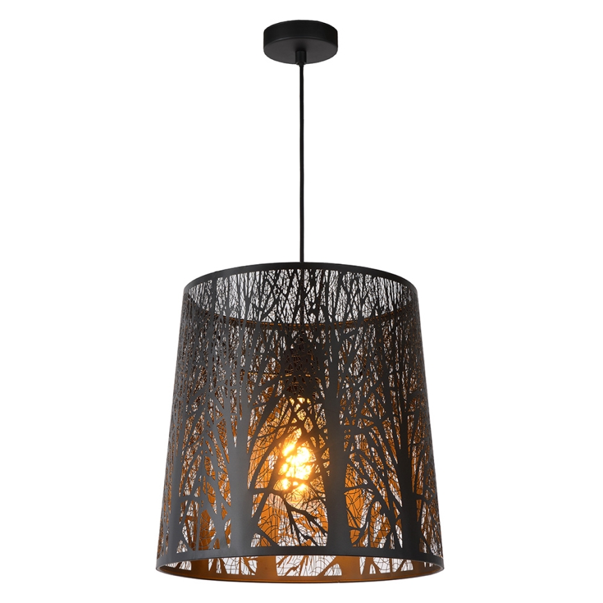 Lucide 78481/35/30 - Hanglamp aan koord GARELL 1xE27/60W/230V zwart