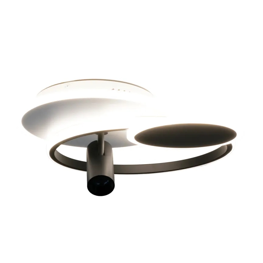 Plafonnier à intensité variable LED/65W/230V 3000-6500K blanc/noir + télécommande
