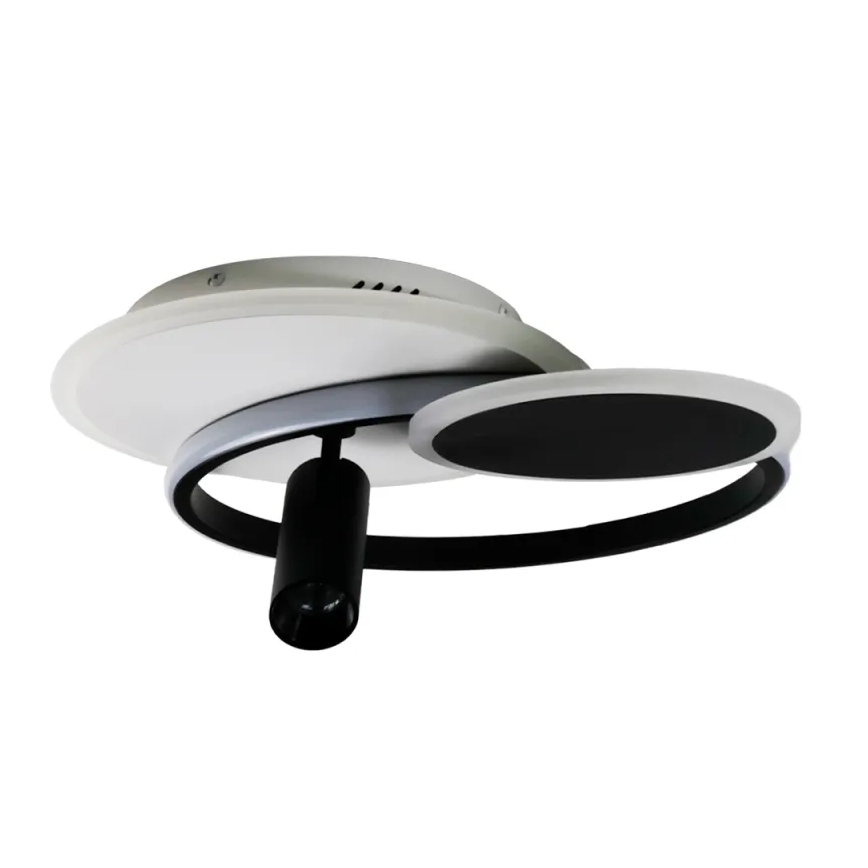 Plafonnier à intensité variable LED/65W/230V 3000-6500K blanc/noir + télécommande