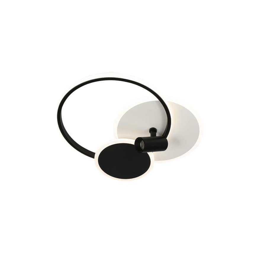 Plafonnier à intensité variable LED/65W/230V 3000-6500K blanc/noir + télécommande