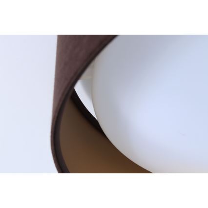 Plafonnier à intensité variable SMART GALAXY LED/36W/230V d. 55 cm 2700-6500K Wi-Fi Tuya marron/doré + Télécommande
