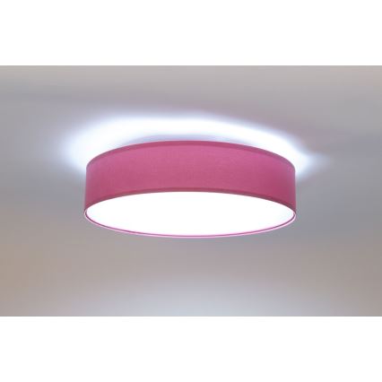 Luminaire à intensité variable SMART GALAXY LED/36W/230V d. 55 cm 2700-6500K Wi-Fi Tuya rose/argenté + Télécommande