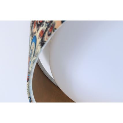 Plafonnier à intensité variable SMART GALAXY LED/36W/230V d. 55 cm 2700-6500K Wi-Fi Tuya coloré/doré + Télécommande