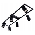 Luminaire à spots 6xGU10/30W/230V noir