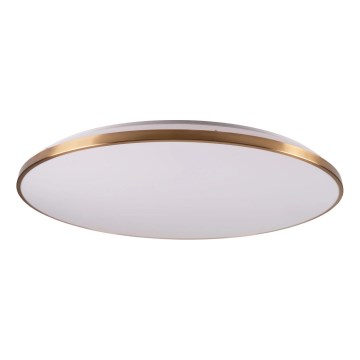 Luminaire de plafond dimmable KERN LED/80W/230V 3000/4000/6000K Ø 80 cm doré + télécommande